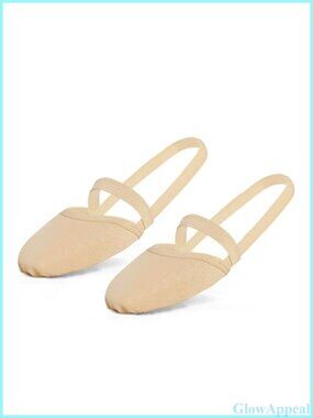 Canvas Lyrical Ballet Dance Shoes Half Sole Flats